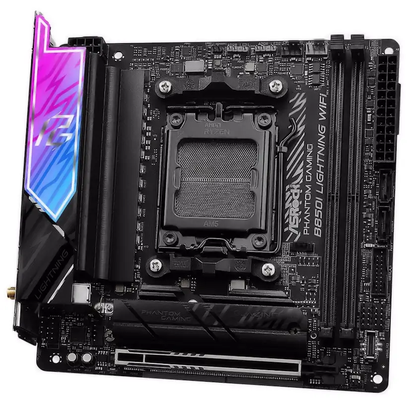 Montaje Placa Base ASRock B850I Lightning WIFI Patones Patones PC - Montaje Placa Base ASRock B850I Lightning WIFI Patones