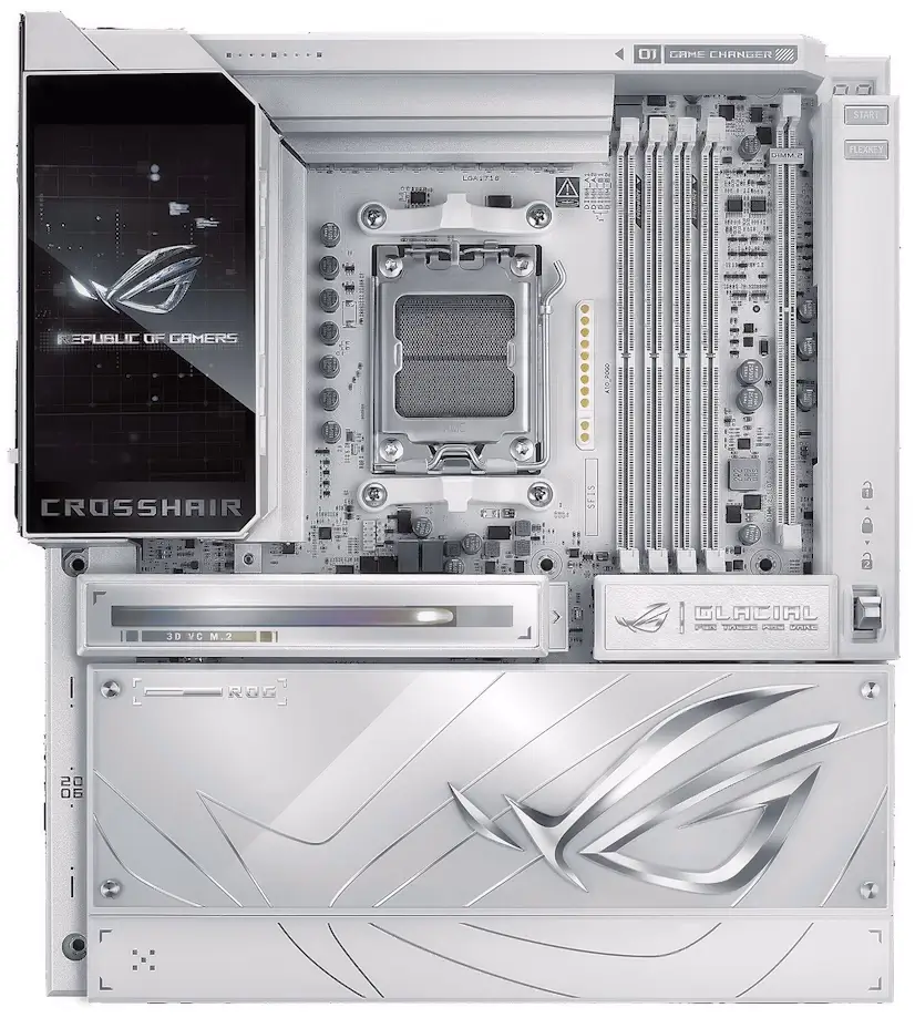 Montaje Placa Base ASUS ROG CROSSHAIR X870E GLACIAL Patones Patones PC - Montaje Placa Base ASUS ROG CROSSHAIR X870E GLACIAL Patones
