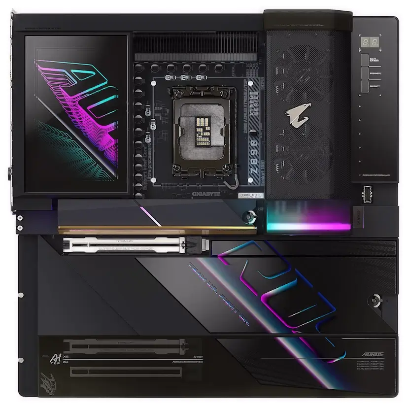 Montaje Placas Base GIGABYTE Z890 AORUS XTREME AI TOP Gaming PC Patones Montaje Placa Base GIGABYTE Z890 AORUS XTREME AI TOP Gaming PC Patones